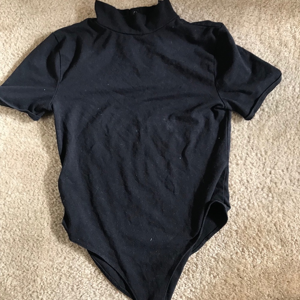 Black turtleneck from Forever 21